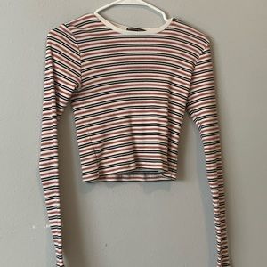 Brandy Melville long sleeve striped top